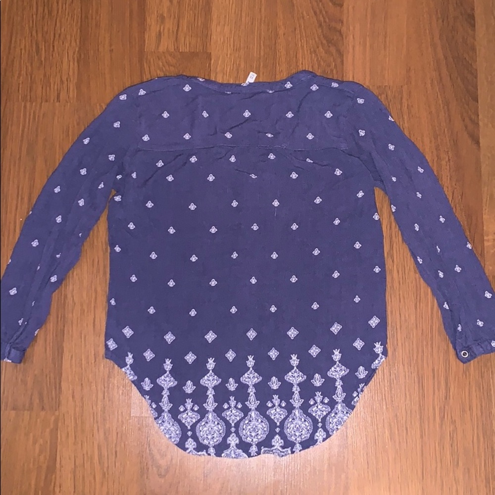 Blue button down - Picture 3 of 3